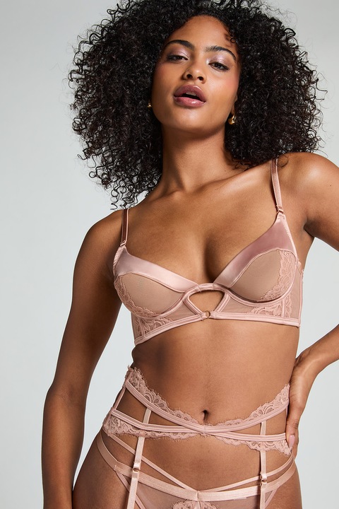Hunkemoller, Сутиен с дантела, Бежов
