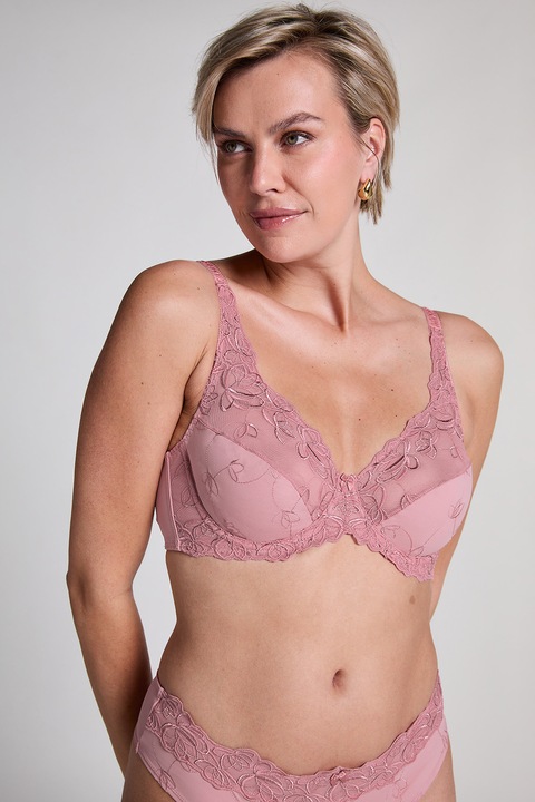 Hunkemoller, Сутиен с дантела, Прашно розово