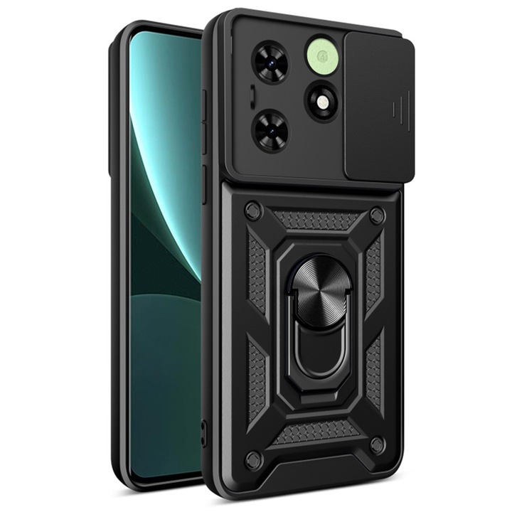 Защитен калъф за Tecno Spark Go 2024/Spark 20/Spark 20C, T48, термопластичен, наситено тъмен