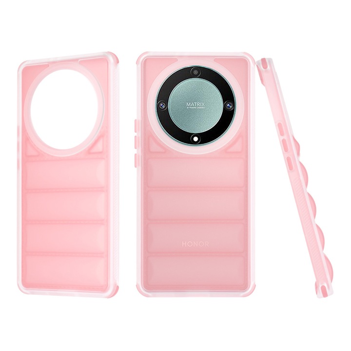 Husa Protectie pentru Honor Magic5 Lite, T77, Termoplastic, Powder Pink