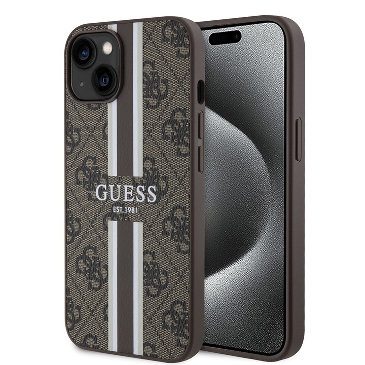 Védőtok iPhone 15-höz, I93, TPU, világosbarna