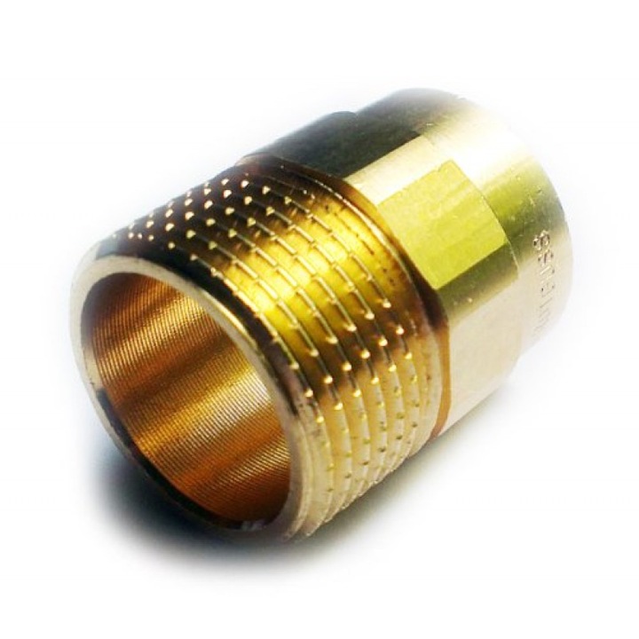 Fitinguri pentru lipit, GOSHE, nypel 22x1" GZ, mosiatz