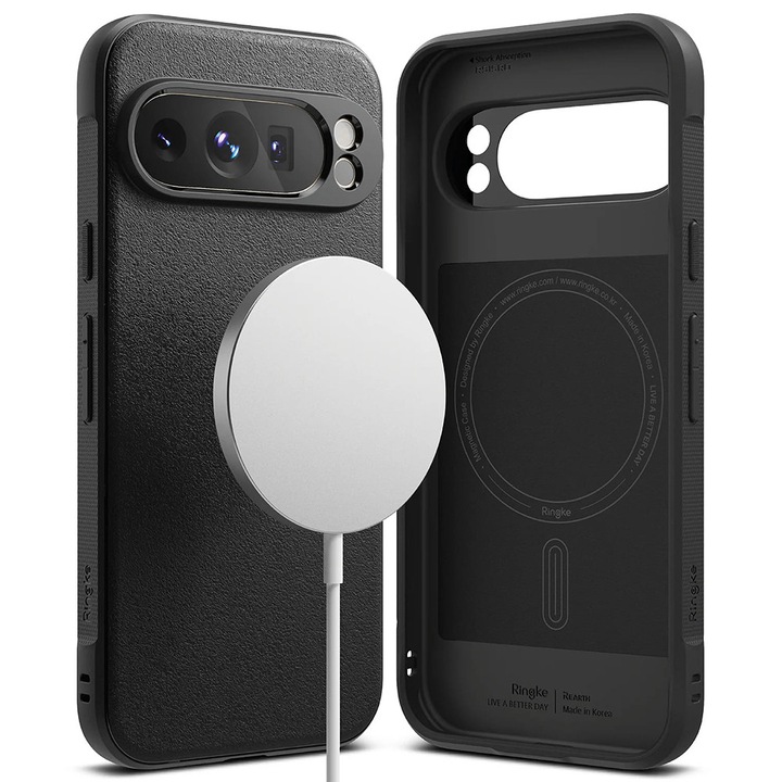Husa pentru Google Pixel 9 Pro XL, C82, Poliuretan, Black