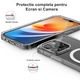 Flippy védőburkolat kompatibilis Apple iPhone 15-tel, MagSafe Blister, nagy kameranyílás, átlátszó