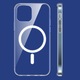 Flippy védőburkolat kompatibilis Apple iPhone 15-tel, MagSafe Blister, nagy kameranyílás, átlátszó
