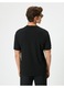 Tricou barbati, Koton, Poliester/Elastan, Negru, Negru