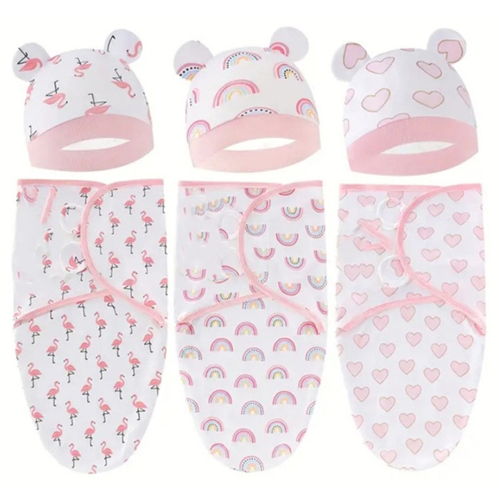 Sistem de Infasare Reglabil, 50x73cm, cu Caciulita, Multicolor （A001）