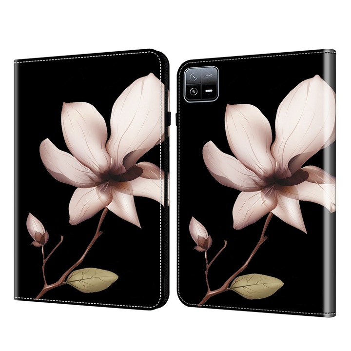 Husa tableta pentru Xiaomi Pad 6/6 Pro, piele pictata cu textura cristalizata, model Mandale