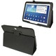 Husa tableta pentru Galaxy Tab 3, 10.1, piele cu textura de liczi, cu suport, negru