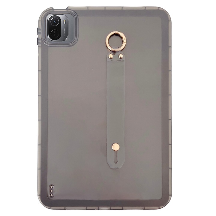 Husa tableta pentru Xiaomi Pad 5/5 Pro, suport cu bratara, hibrid PC TPU, neagra