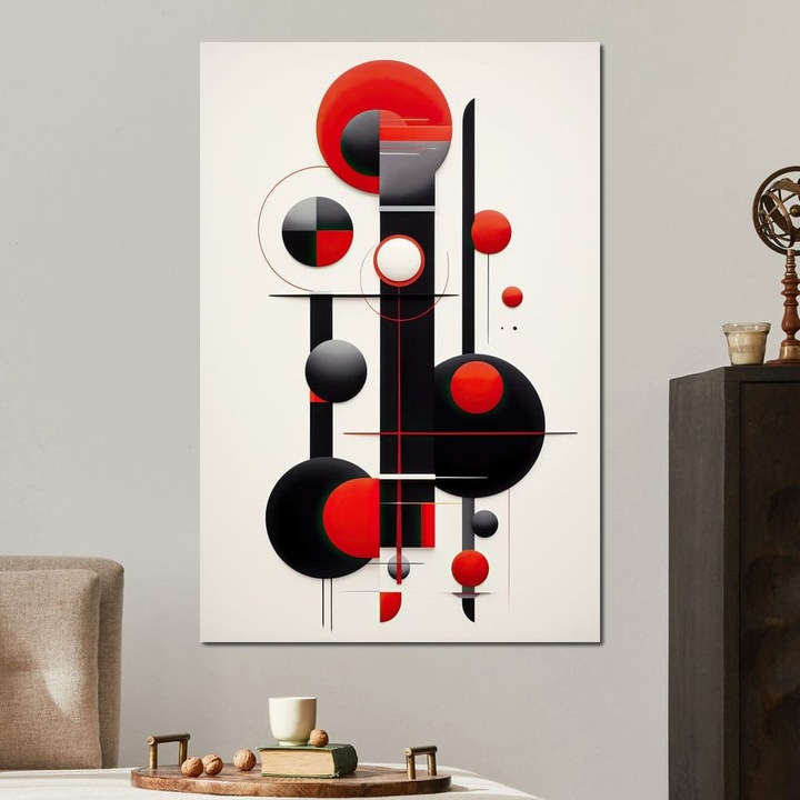 Премиум картина върху платно, LuxCanva® J1033, Окото на Вселената, 40 X 60 CM, 100% памучно платно 400g/m2, дървена рамка, Мечта, Страст, Полет, Движение, Пътуване, Ритъм, Хармония, Простота, Абстрактно, Обонятелно, Хол, Спалня