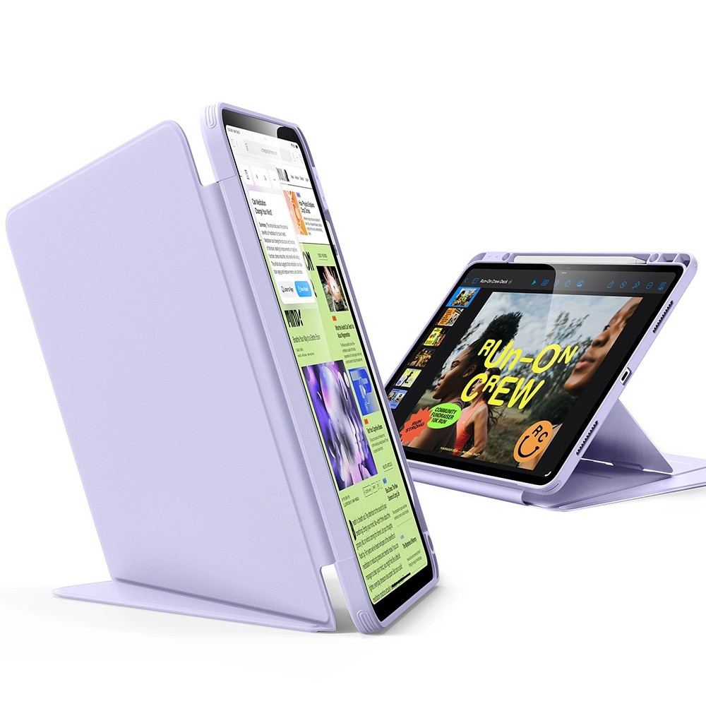 Husa pentru iPad Air 11 2024 / 2025 M2 M3 ESR - Flip Hybrid Folio cu functie sleep / wake-up tip stand si slot pentru stylus - Mov
