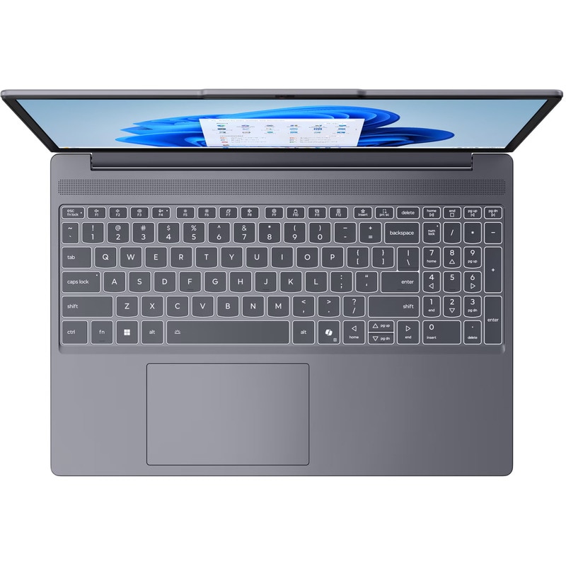 Laptop Lenovo IdeaPad Slim 3 15AHP10 cu procesor AMD Ryzen™ 7 8840HS pana la 5.1GHz, 15.3" WUXGA, IPS, 40GB DDR5, 6 TB SSD, AMD Radeon™ 780M Graphics, No OS, Luna Grey