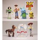Toy Story 4 figura, 7 darabos figurakészlet, ajándék, zonbre, PVC, 5 év+, többszínű
