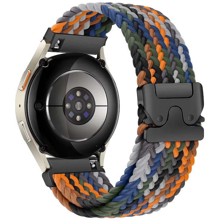 Каишка за часовник за Huawei Watch GT, GT2, GT3, GT4, GT5, Samsung Galaxy Watch 3 или друг смарт часовник с ширина на каишката 22 мм, еластичен найлон, регулируема, камуфлажен цвят