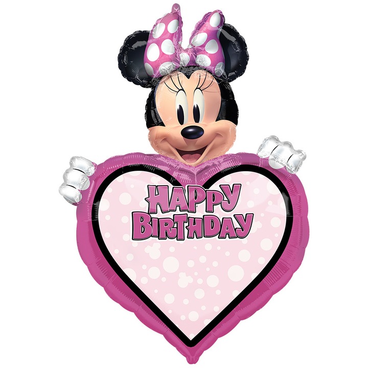 SuperShape Balon Folie Personalizabil Minnie Mouse Forever 60x83cm 4070501