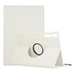 Husa tableta compatibila cu Samsung Galaxy Tab S7 FE T730, textura de piele de strut, flip orizontal cu rotatie 360 de grade, suport, alb