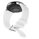 Curea din silicon, HUANLONG, pentru Samsung Galaxy Watch 7/6/5/4 si Huawei Watch GT 4/3/2/2e, 20mm, alb