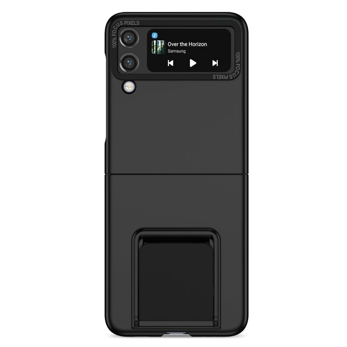 Husa de protectie Flippy, Pliere Tridimensionala, Multifunctionala, PC, pentru Samsung Galaxy Z Flip 3, Negru