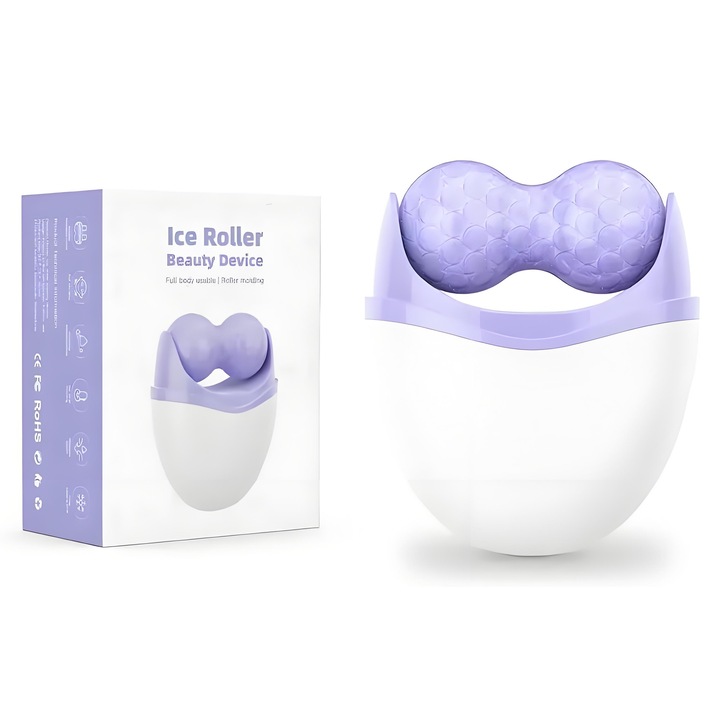 2 az 1-ben arcápoló készülék, az arc és a szemkörnyék puffadtságának csökkentésére, arcmasszázsra, öregedésgátló hatásra