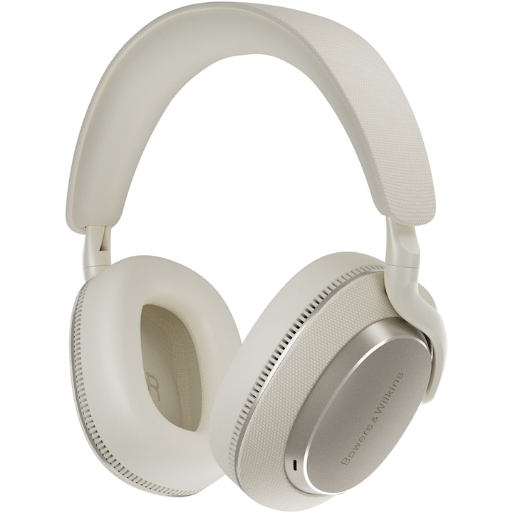 Bowers & Wilkins Px7 S3 fejhallgató, vezeték nélküli, Over ear, Bluetooth, ANC, Multipoint, mikrofon, 30 óra üzemidő, Canvas Fehér