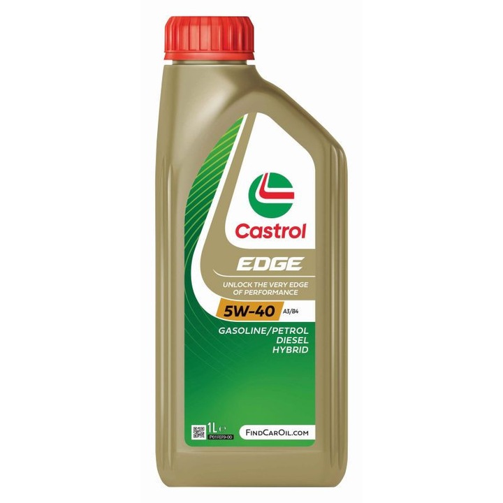 Ulei motor CASTROL EDGE, 5W40, 1L, A3/B4/SN/CF/229.3/229.5/226.5