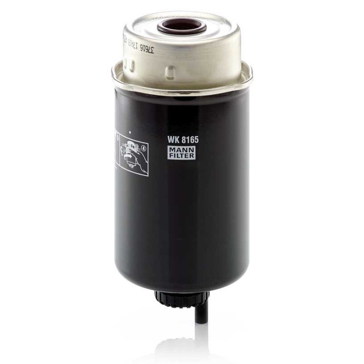 MANN FILTER üzemanyagszűrő, 167mm x 88mm, FENDT/MASSEY-FERGUSON 10-