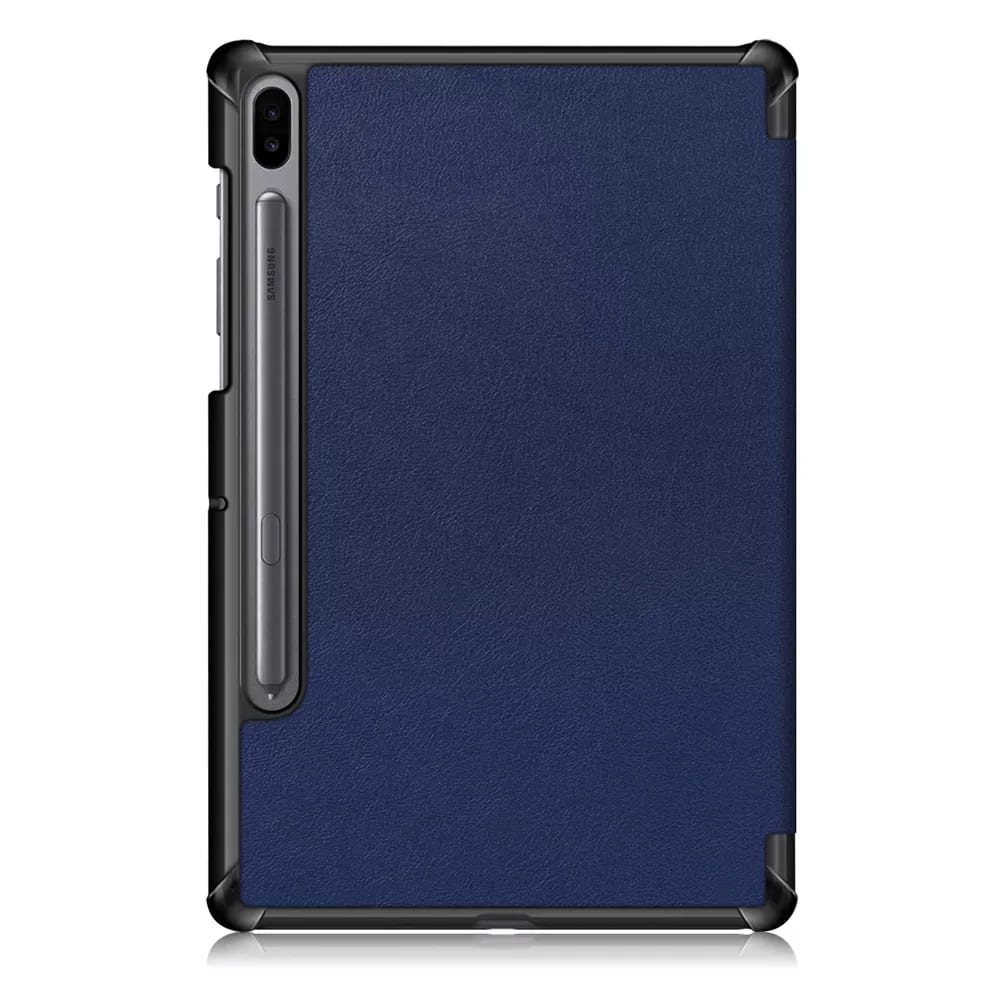 Husa Protectie pentru Samsung Galaxy Tab S6 10.5 T860/T865, EVIA, F95, Nanotextil, Blue