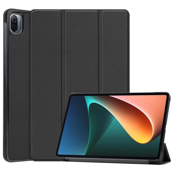 Husa pentru Xiaomi Pad 5/5 Pro 2021 11 inch, FoldPro, F713, Black