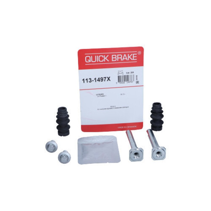 Autóalkatrész készlet, QUICK BRAKE, féknyereg, CITROEN T. C4 1,6-2,0 HDI 13-