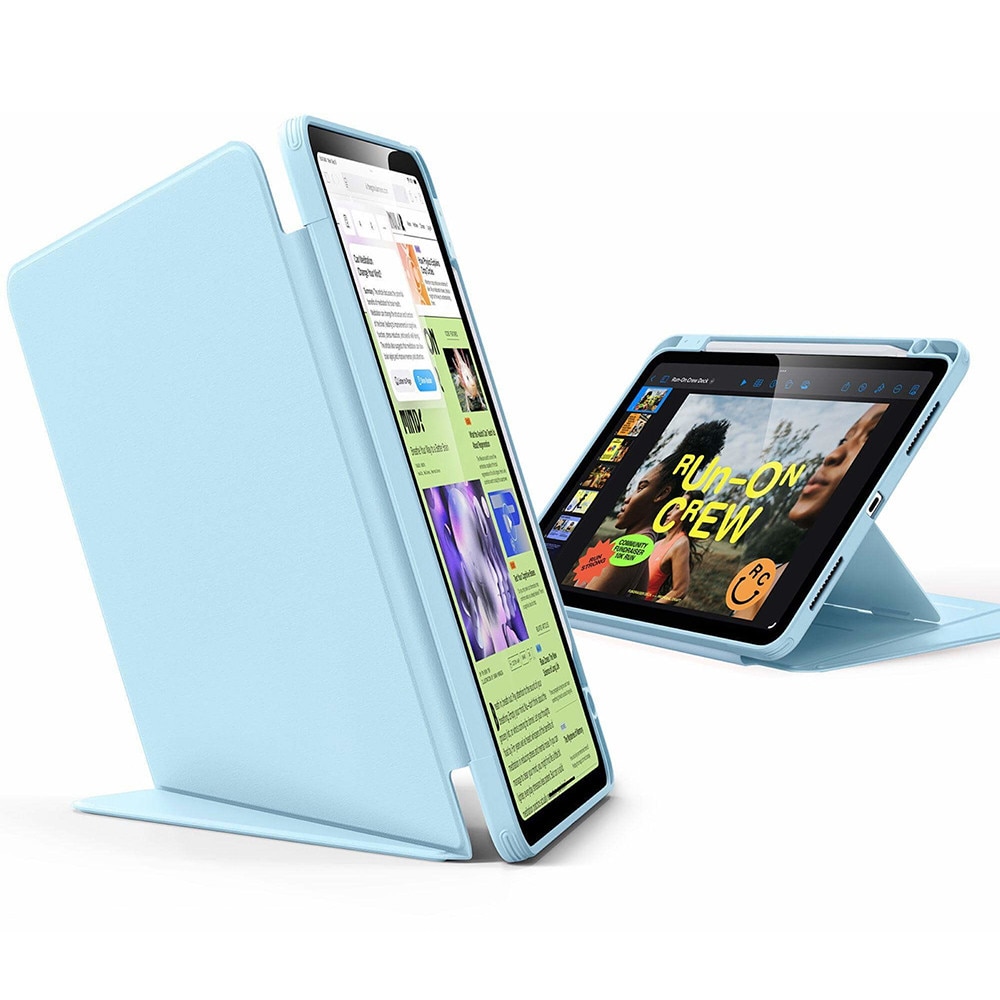 Husa pentru iPad Air 11 2024 / 2025 M2 M3 ESR - Flip Hybrid Folio cu functie sleep / wake-up tip stand si slot pentru stylus - Albastru