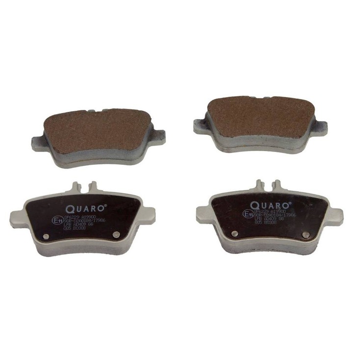 Quaro fékbetétek Mercedes-Benzhez, 106x59x18mm, hátsó