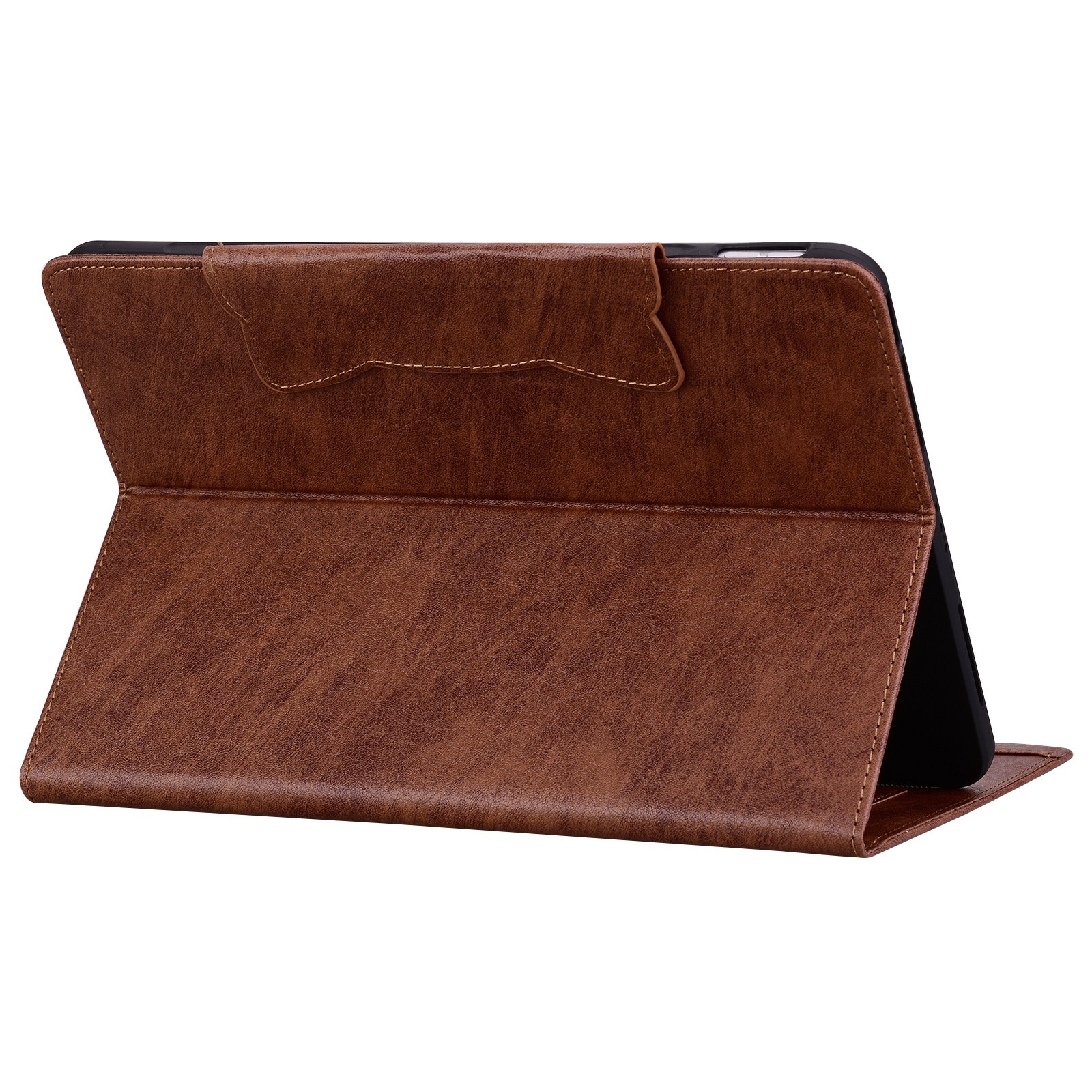 Husa tableta pentru Amazon Kindle Scribe 10.2 inch 2022, piele cu catarama, capac tip carte, culoare maro
