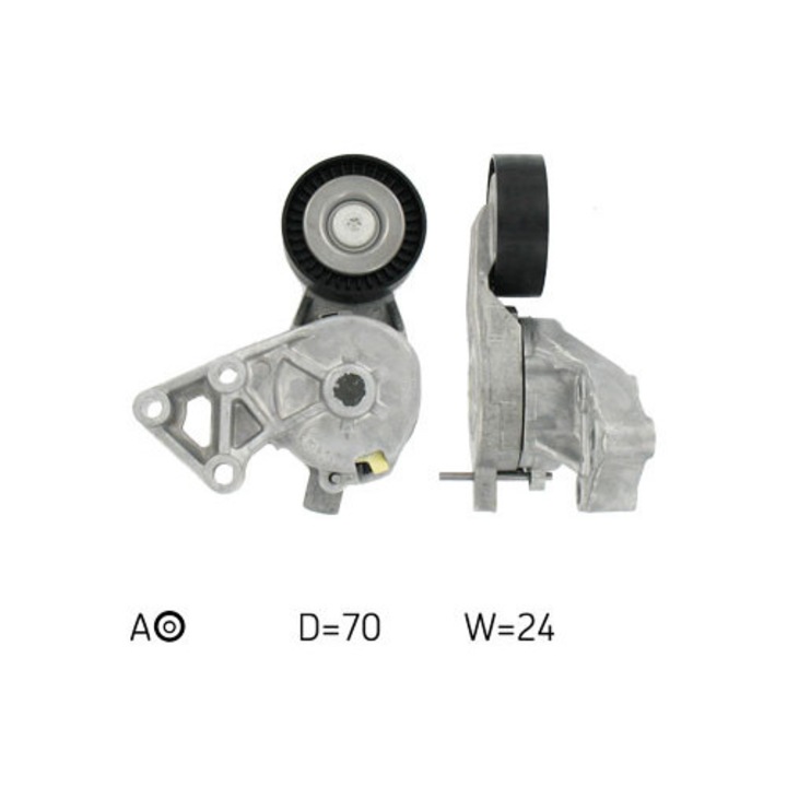 SKF szíjfeszítő, 70x24mm, VKM 37050-1-hez