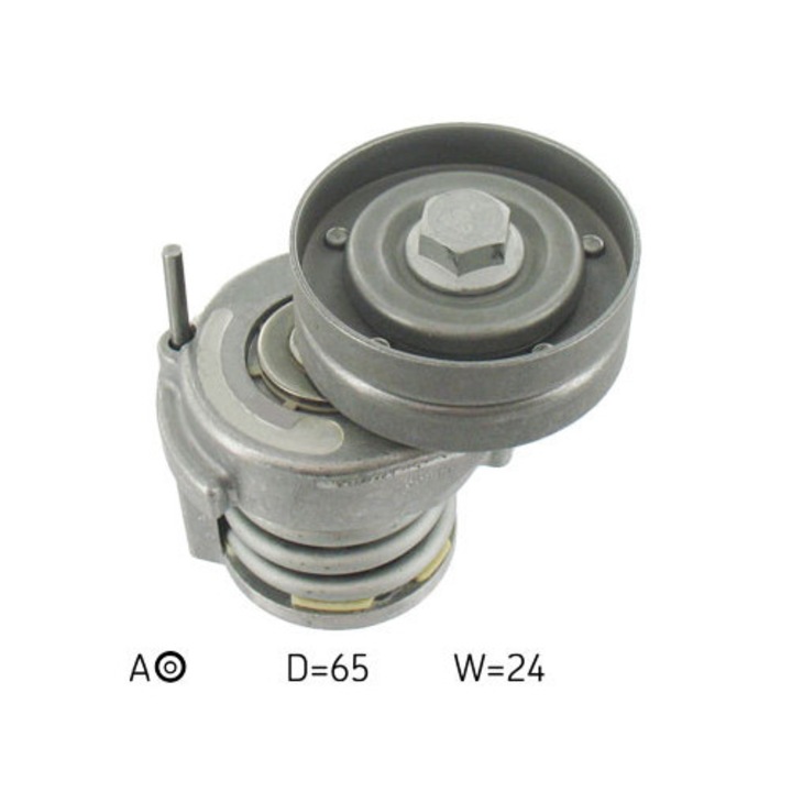 Bordás szíj feszítő, SKF, VW 1,2-1,4TSI-hez, 65x24mm, automata