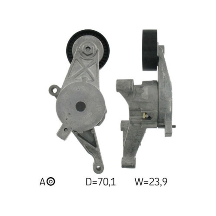 Autó szíjfeszítő, SKF, VW TDI 04- modellekhez, SKF, 70x24mm, automata