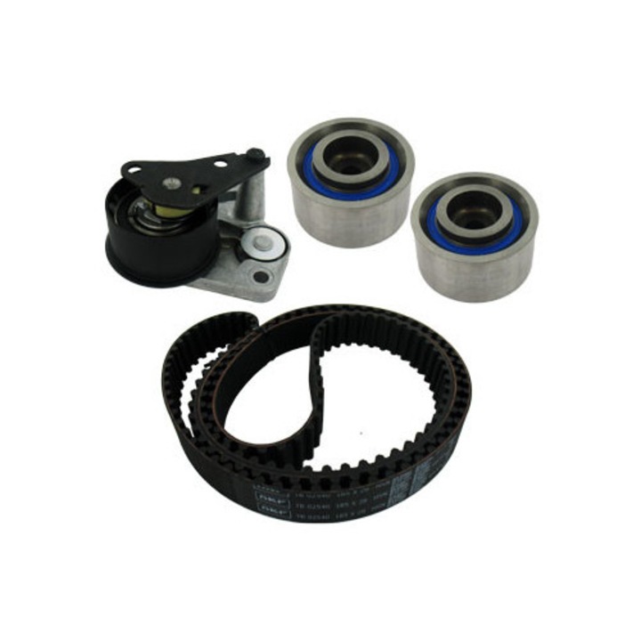 SKF vezérműszíj készlet, 18 mm, fekete, 185 fog, benzin- és dízelmotoros autókhoz