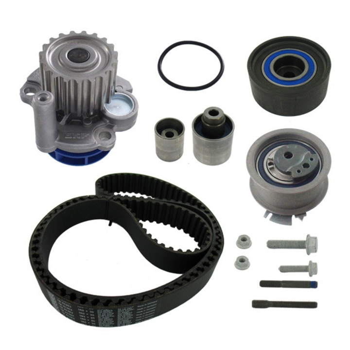 SKF vezérműszett, VW 2.0TDI-hez, 30mm, 160 fog, tömítésekkel és kiegyenlítő tengellyel