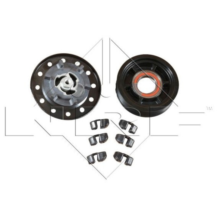 Autóalkatrész, klímakompresszor Denso 5SE12C, 7PK/115MM, 12V, Toyota Corolla/Avensis 2.0D 06-hoz