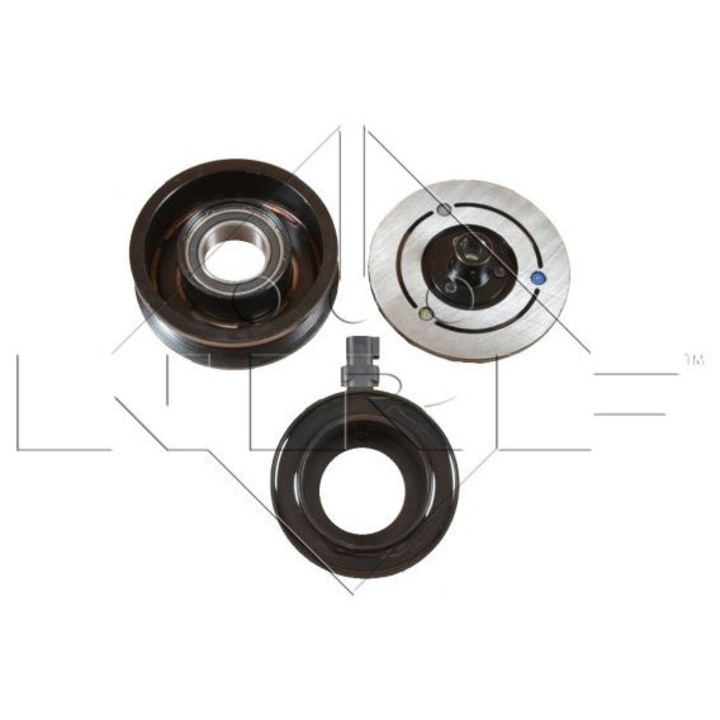 Autóalkatrész, NRF, klímakompresszor Visteon VS16/18, 5PK/117mm, 12V, Ford Focus 05-höz