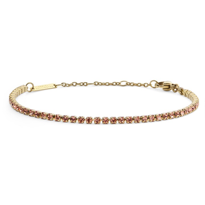 Bratara dama Daniel Wellington Classic Tennis, aurie, cu cristale, 316L