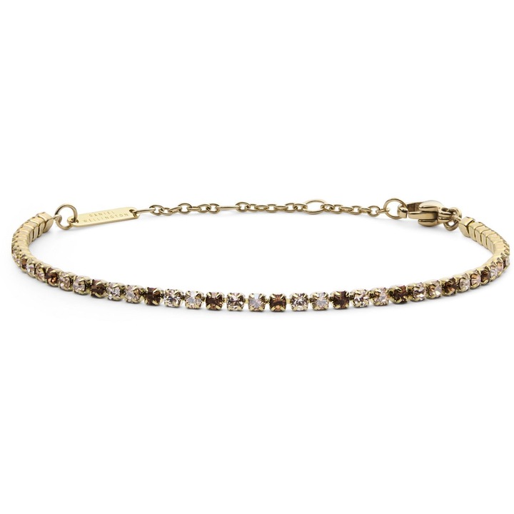 Bratara Daniel Wellington Classic Tennis aurie cu cristale 316L