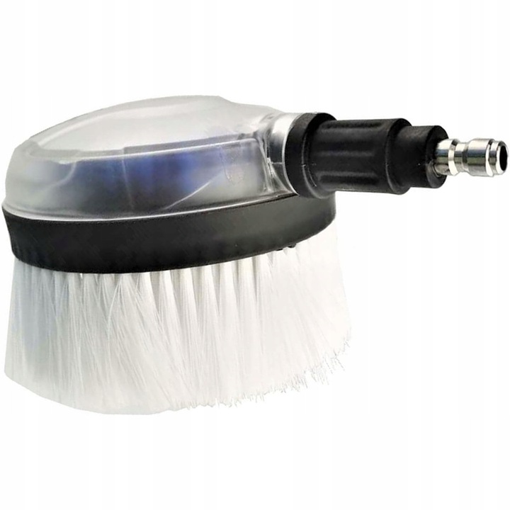 Forgókefe Rosfix Pro360 magasnyomású mosóhoz, puha, fekete-fehér, 1/4"-os QC