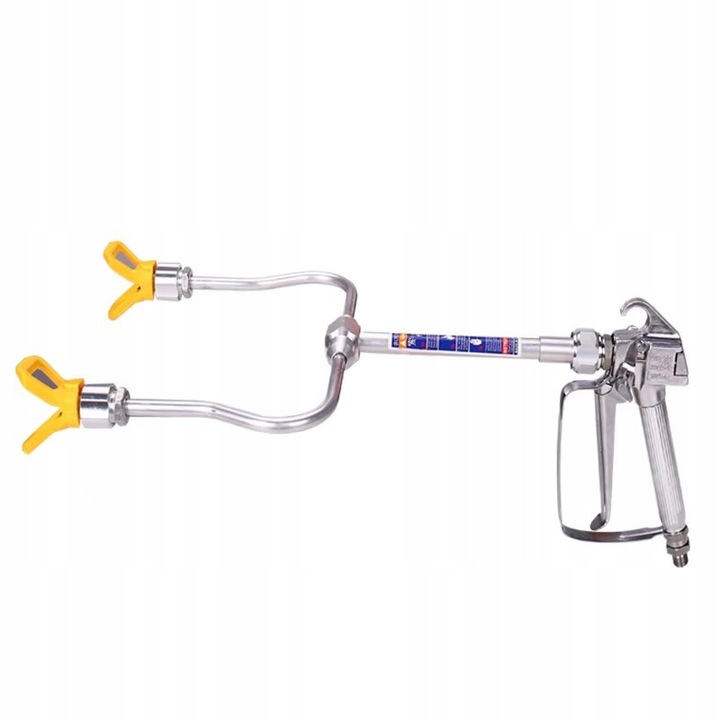 Lance dubla airless Rosfix 7/8", inox, cu protectii, pentru vopsirea suprafetelor mari