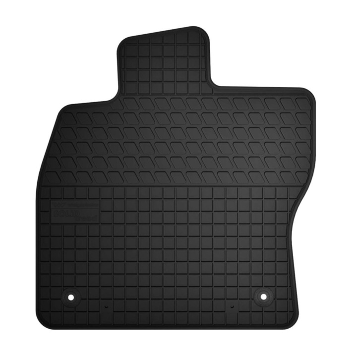 Covoras auto sofer din cauciuc, 1 bucata, pres auto, pentru: Skoda Superb III (od 2015 do 2020) break, sedan negru