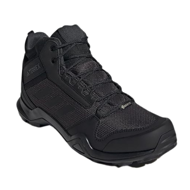 Ghete sport adidas Terrex AX3 Mid GTX, impermeabili, confortabili, negru, plasa