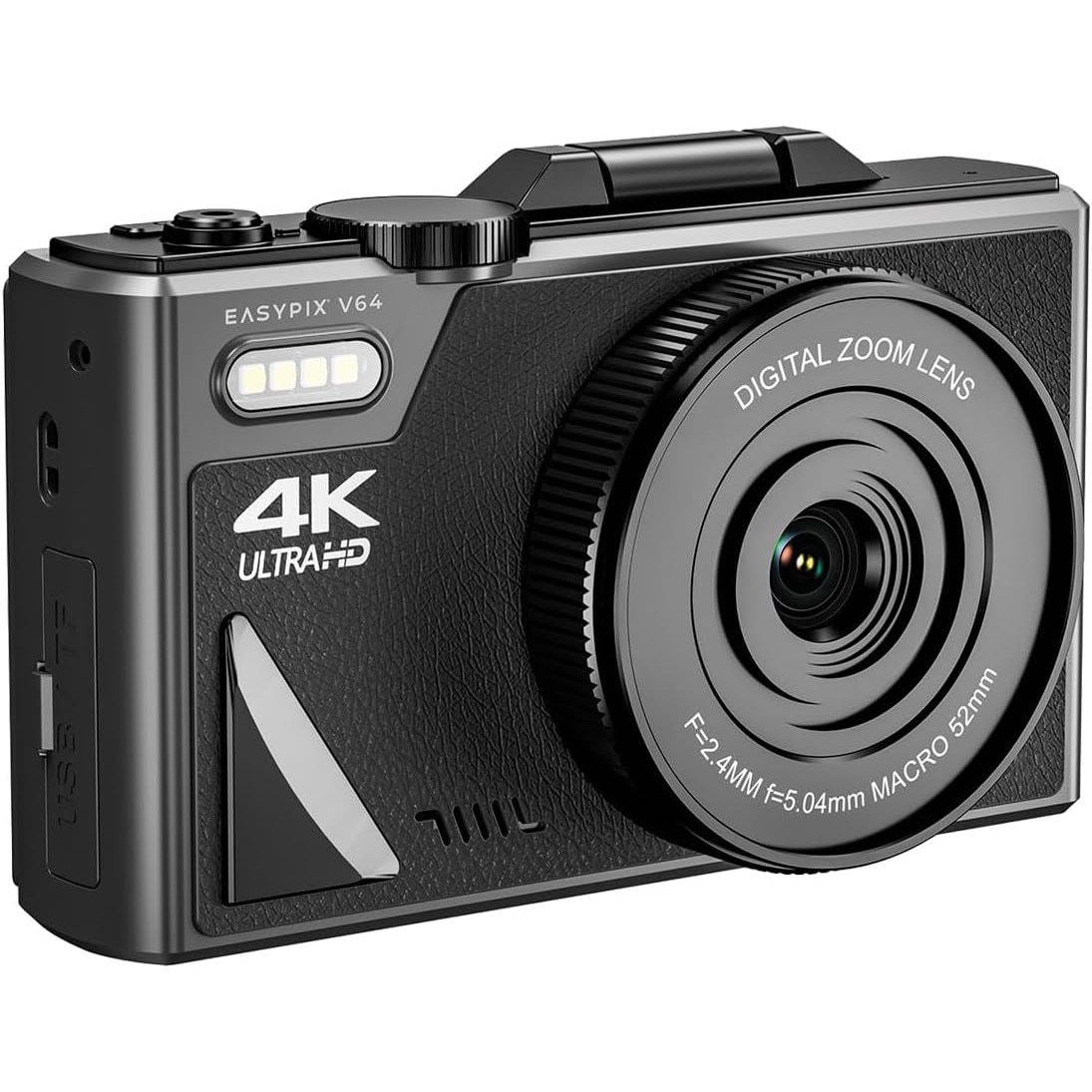Aparat Foto Easypix V64 Flip, 16 MP, Wifi, Zoom 18X, Vlogging