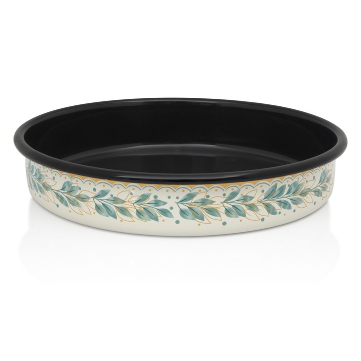 Tigaie rotunda 3.4l Green Line emailata Metalac, 28 cm