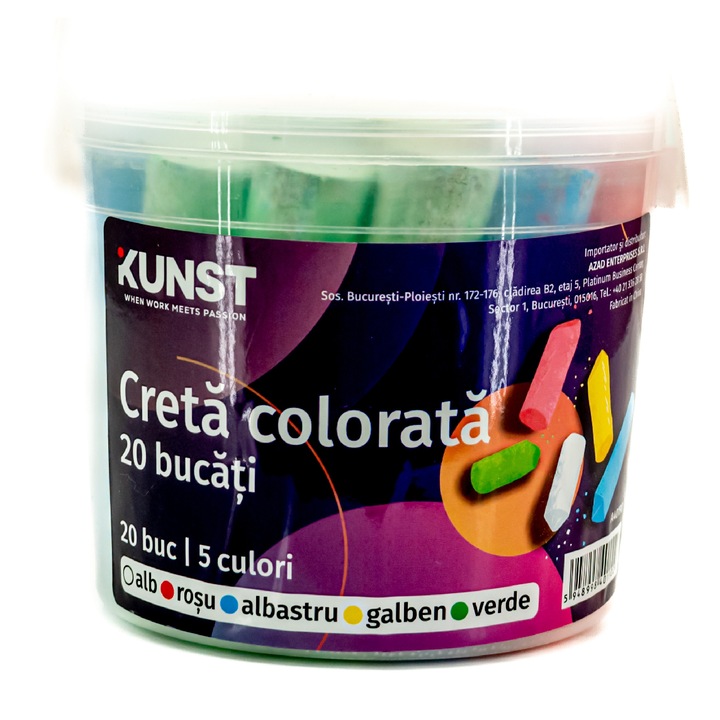 Creta colorata Kunst 20 bucati