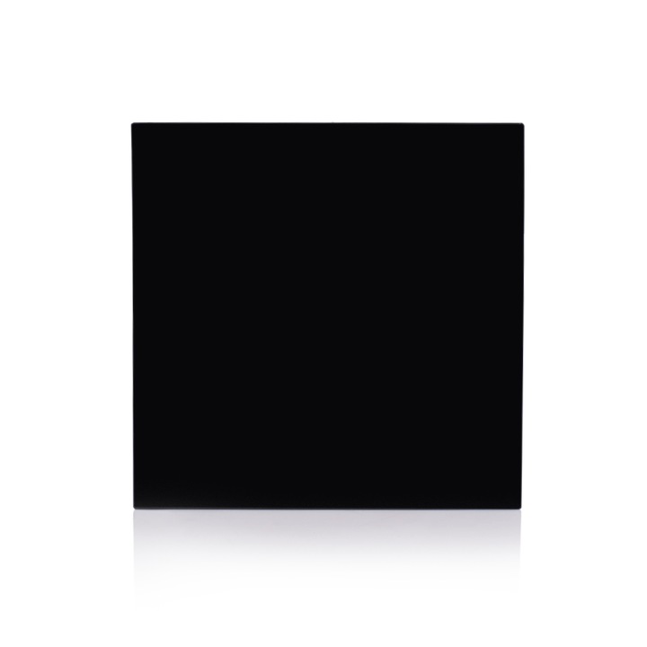 Комплект стъклени дъски Kunst, 35x35 см, Маркер, 3 магнита, Черен